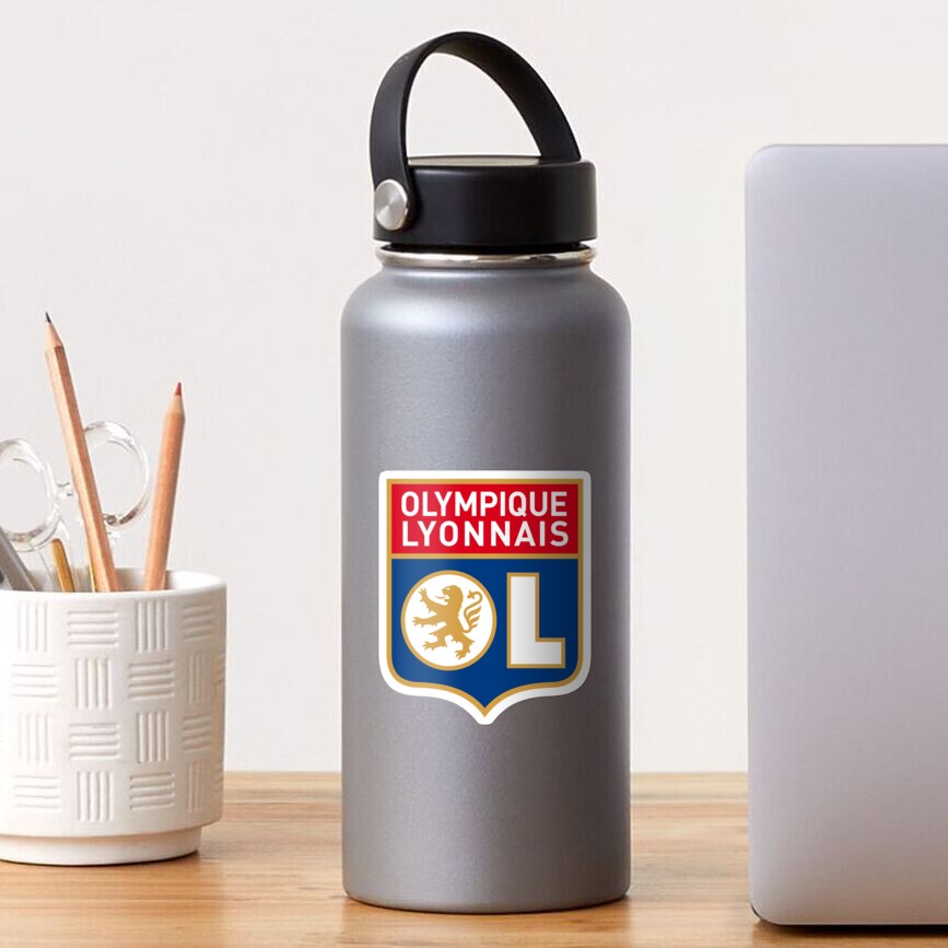 Stickers OL Olympique Lyonnais - Autocollants Foot Français - Multicolore