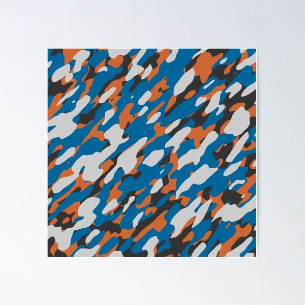Item preview, Chocolate Blue Camouflage  designed and sold by Tshirtstory.