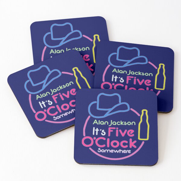 Item preview, Alan Jackson Its Five oclock Somwhere Neon   designed and sold by MarCheshier.