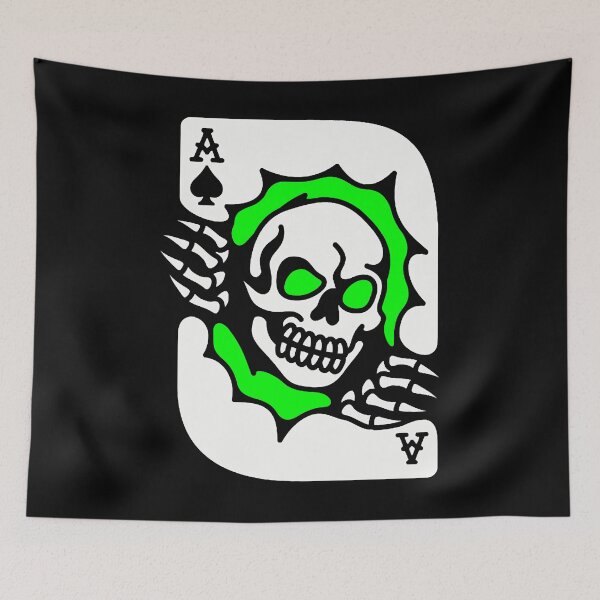 Item preview, skull ace of spades cartoon Classic T-Shirt designed and sold by BOYERTHELM1A.