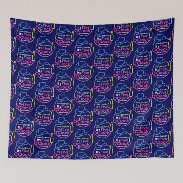 Item preview, Alan Jackson Its Five oclock Somwhere Neon   designed and sold by MarCheshier.
