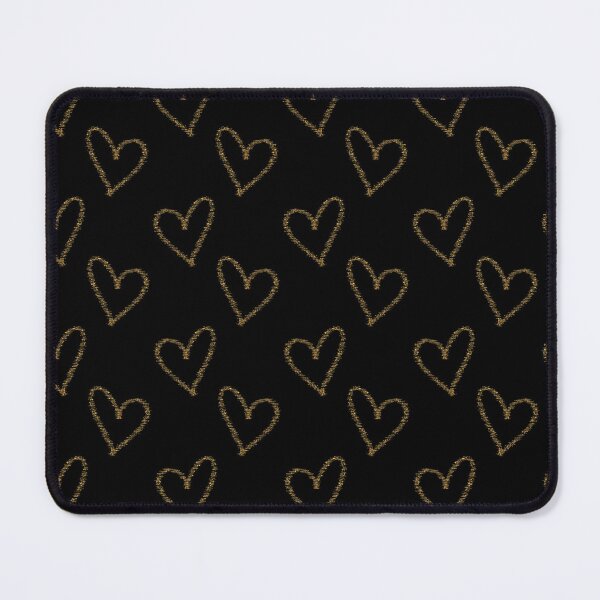 Item preview, golden hearts pattern,  designed and sold by LuFilu.
