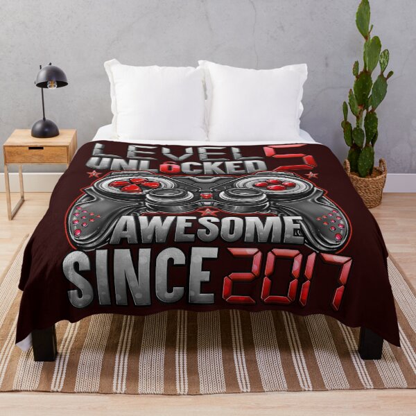Artikelvorschau, Level 5 Unlocked Awesome Since 2017 5th Birthday Gifts Boy T-Shirt entworfen und verkauft von divitovttupp.