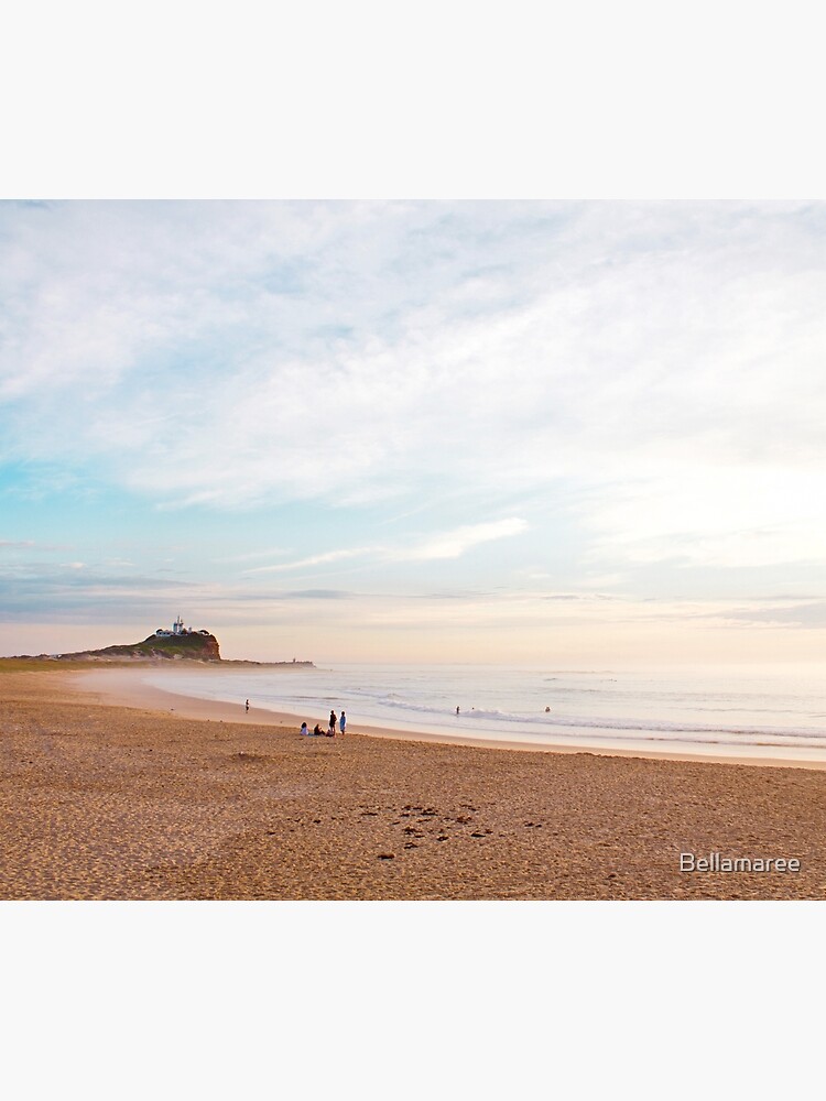 "Nobbys Beach and Lighthouse " Poster for Sale by Bellamaree Redbubble