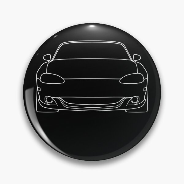 Item preview, Mazda Miata MX5 NB front white lines best t-shirt design designed and sold by EdimDesign.