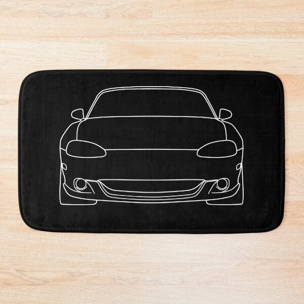 Item preview, Mazda Miata MX5 NB front white lines best t-shirt design designed and sold by EdimDesign.