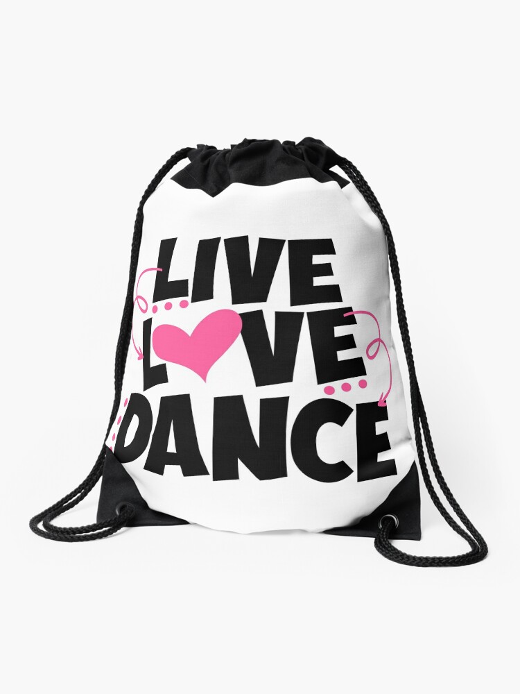 drawstring dance bag