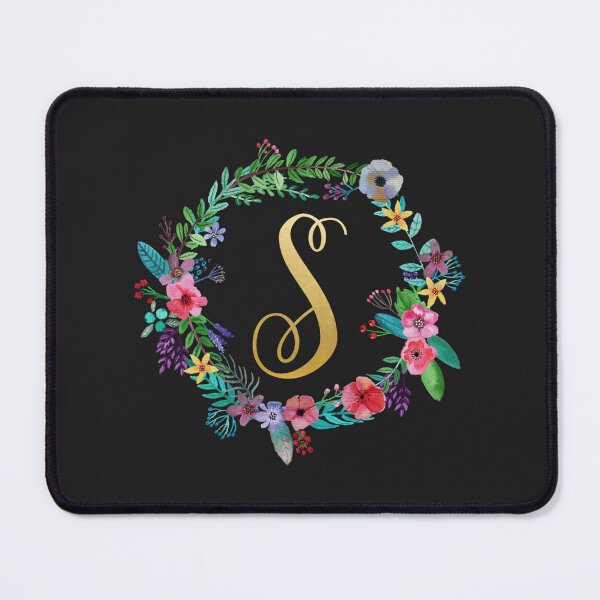 Item preview, Couronne florale initiale monogramme S designed and sold by KarlWetzel.