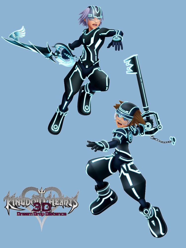 Kingdom Hearts high quality Dream Drop Distance Sora Riku set Tron 1/8 scale