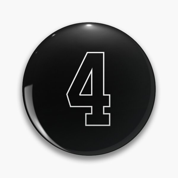 Item preview, Black Number 4 lucky sports jersey four designed and sold by HeavyStyle.