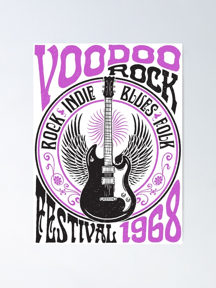 Indie Rock Festival Retro Shirt Poster By A Jackson Redbubble