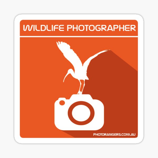 Wildlife Photographer TShirt Sticker