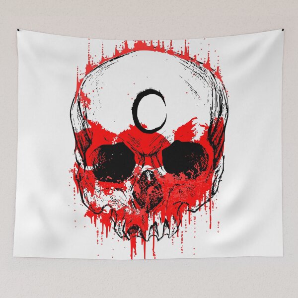 Item preview, skull-face designed and sold by sableak.