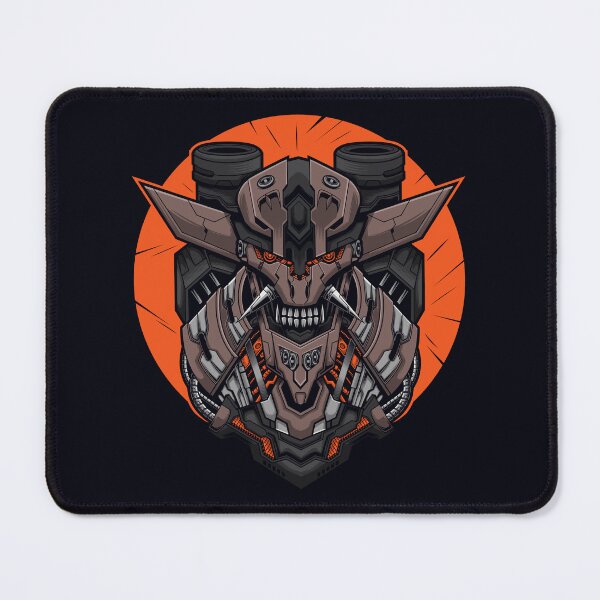Item preview, Artistic Mecha Samurai Onimask - unique design designed and sold by Froyd Wess.
