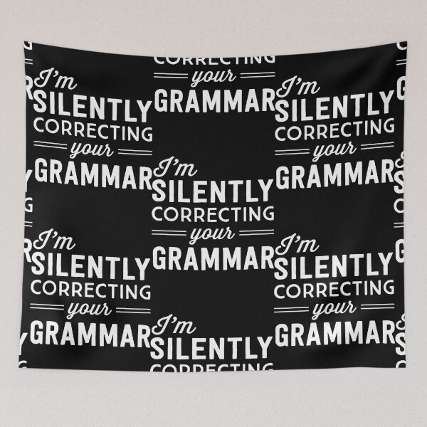 Item preview, I'm silently judging your grammar designed and sold by Anibal Davis.