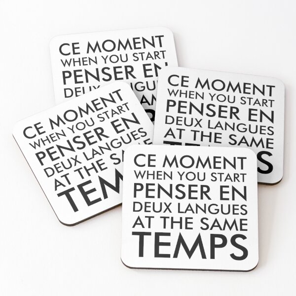 Item preview, Thinking in French and English designed and sold by Anibal Davis.