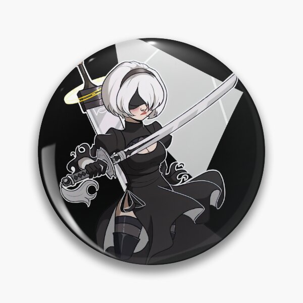 Artikelvorschau, 2B Nier Automata Harajuku Druck Kawaii Tshirt Sommer entworfen und verkauft von DelbertUnique.