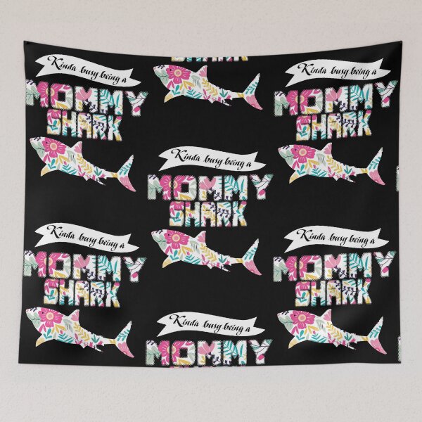 Item preview, Kinda busy being a mommy shark woman casual  designed and sold by SherriK2360808.
