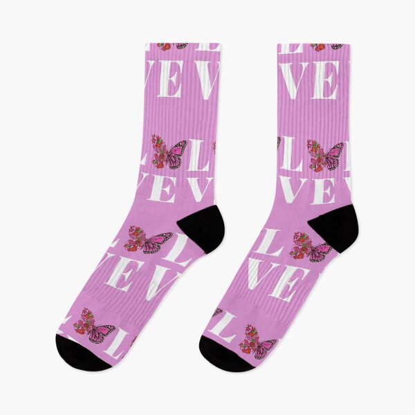 Item preview, Pink Love Butterfly with half flowers for butterflies girl  designed and sold by Click-Like.