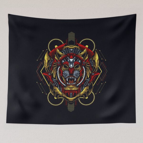 Item preview, Artistic Mecha Tiger - unique design designed and sold by Froyd Wess.