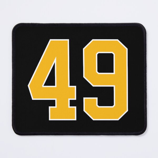 Item preview, Yellow Number 49 lucky sports jersey forty nine designed and sold by HeavyStyle.