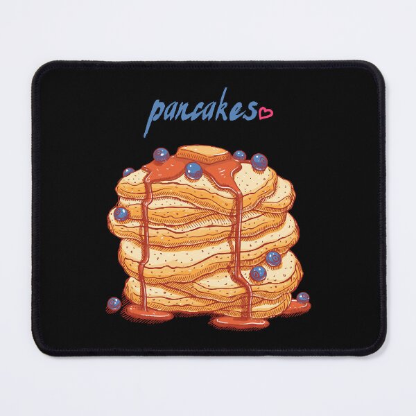 Item preview, blueberries pancakes hand drawn  designed and sold by SherriK2360808.