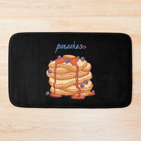 Item preview, blueberries pancakes hand drawn  designed and sold by SherriK2360808.
