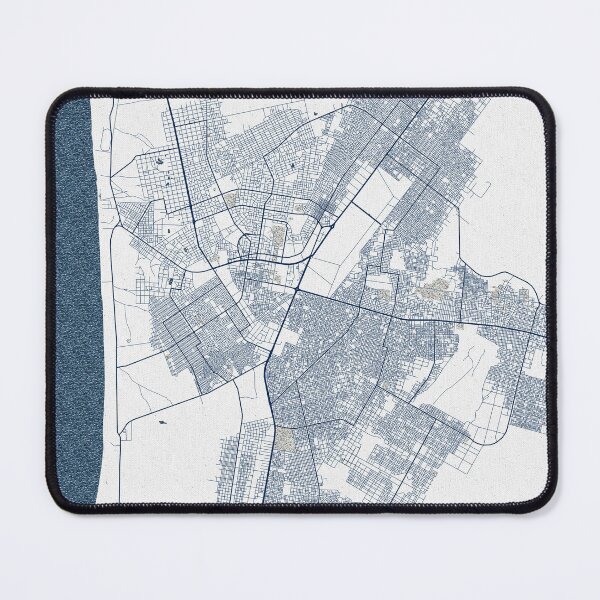 Item preview, Nouakchott City Map of Mauritania - Coastal designed and sold by deMAP.
