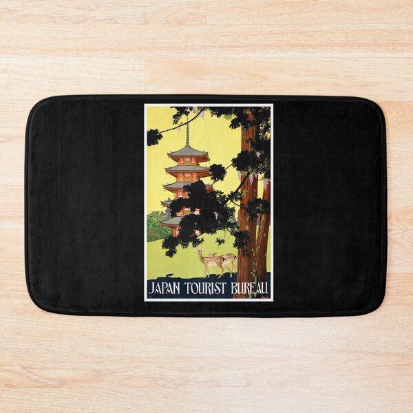 Item preview, Vintage Travel Poster Japan Pagoda  designed and sold by JillGutier3905.
