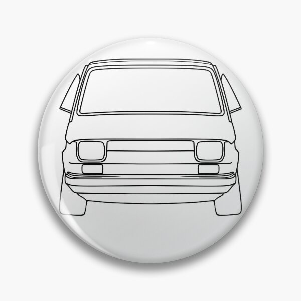 Item preview, Fiat 126P Polski Fiat black lines designed and sold by EdimDesign.