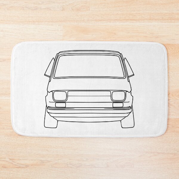 Artikelvorschau, Fiat 126P Polski Fiat schwarze Linien entworfen und verkauft von EdimDesign.
