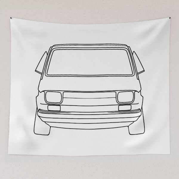 Item preview, Fiat 126P Polski Fiat black lines designed and sold by EdimDesign.