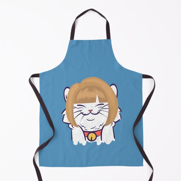 Item preview, Funny Cute Cat With A Wig / Sweet White Cat With A Blonde Wig  designed and sold by haRexia.