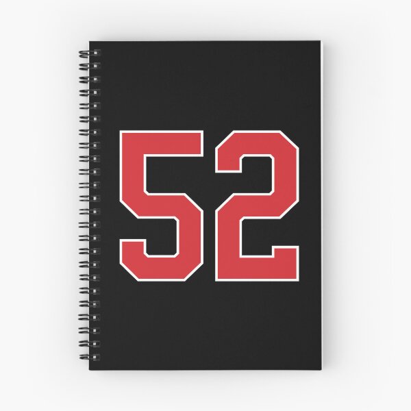 Item preview, Sports Number 52, red black color lucky sport fifty two designed and sold by ArtIsParty.