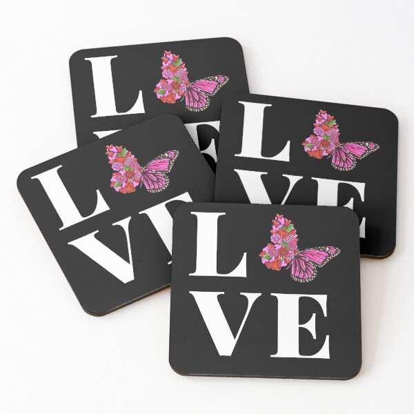 Item preview, Love Butterfly with half flowers for butterflies girl designed and sold by Click-Like.