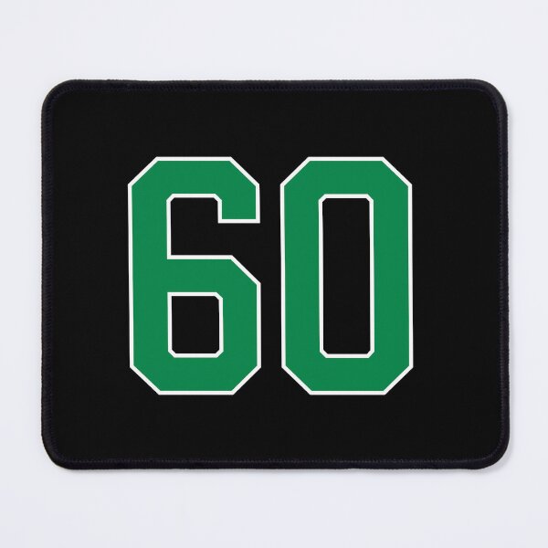 Item preview, 60 number, green lucky sports sixty designed and sold by ArtIsParty.