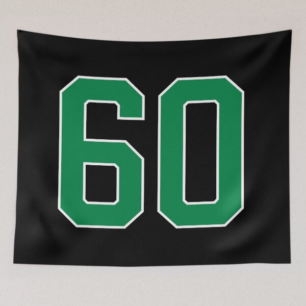Item preview, 60 number, green lucky sports sixty designed and sold by ArtIsParty.