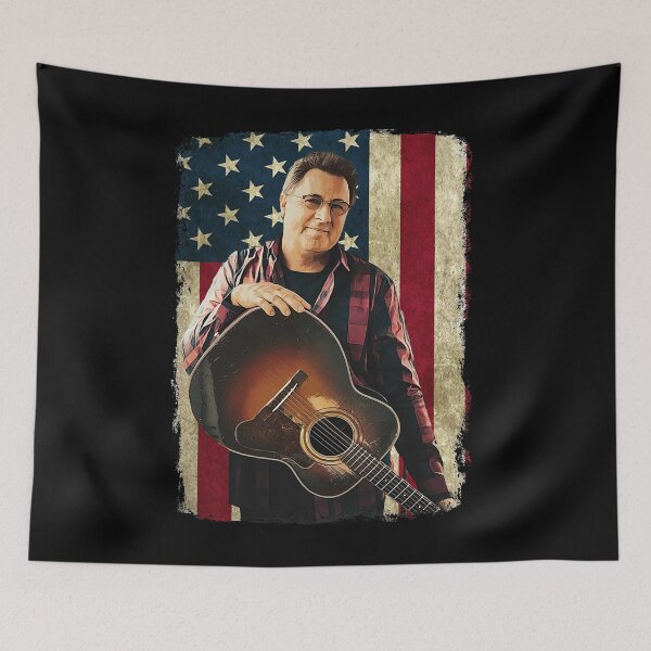 Item preview, Vintage American Flag Vince Gill Legend Awesome For Movie Fans designed and sold by Magnoliamitchel.