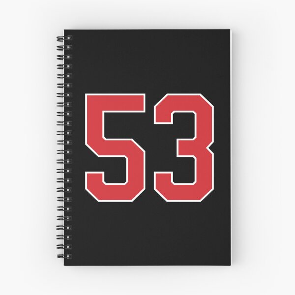 Item preview, Sports Number 53, red black color lucky sport fifty three designed and sold by ArtIsParty.