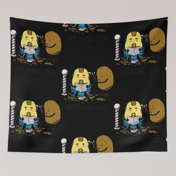 Item preview, Barbershop Potato Funny Barber Food Humor Gift  designed and sold by SherriK2360808.
