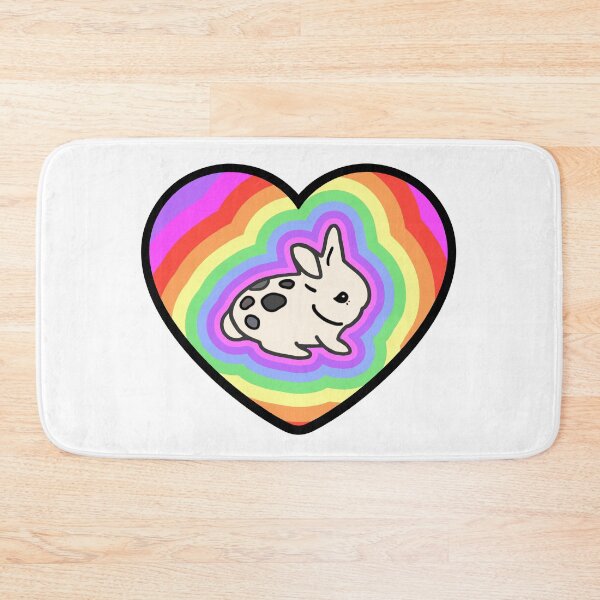 Item preview, Easter Bunny in Rainbow Heart   designed and sold by wigobun.
