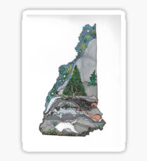 Live free and climb mountains Sticker