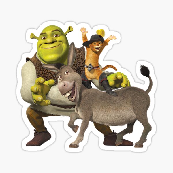 Item preview, Shrek with his  friends ! designed and sold by EarthJoy345.