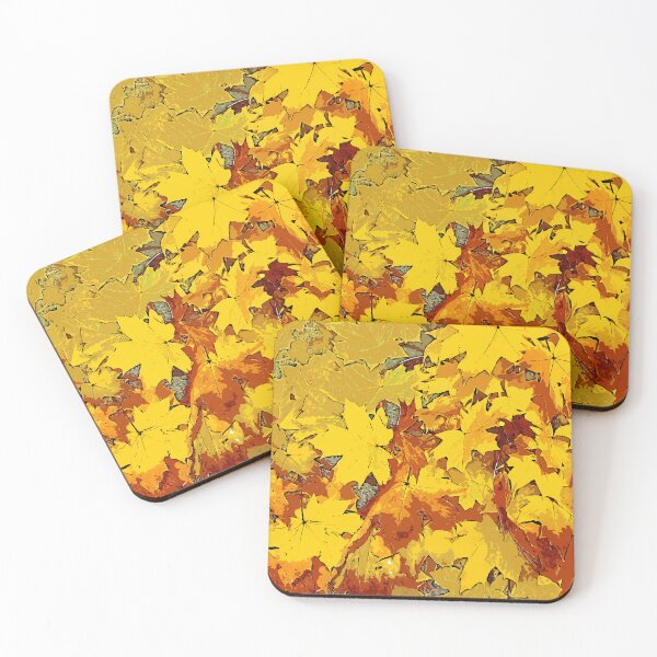 Item preview, Autumn leaves color print designed and sold by artdragongift 15.