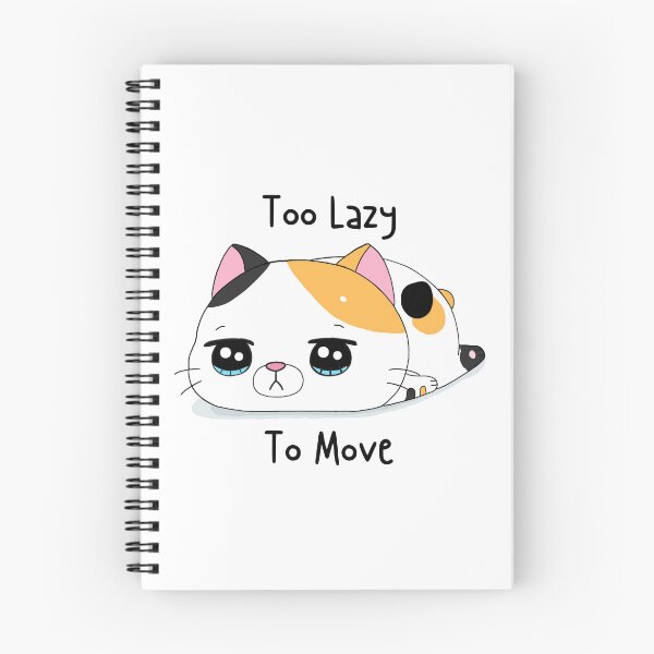 Item preview, Too Lazy To Move Cute Calico Cat designed and sold by quinellie.