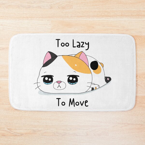 Item preview, Too Lazy To Move Cute Calico Cat designed and sold by quinellie.