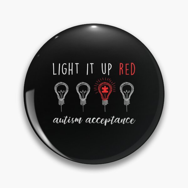 Item preview, Autism Acceptance Light It Up Red Redinstead    designed and sold by LauerTeresa75.
