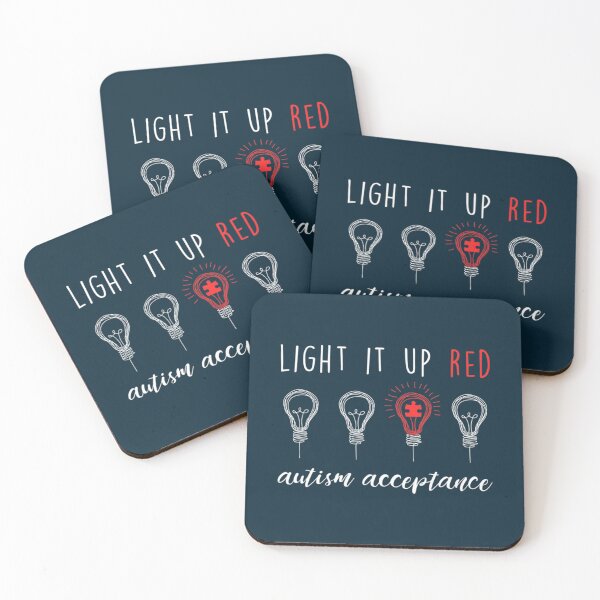 Item preview, Autism Acceptance Light It Up Red Redinstead    designed and sold by LauerTeresa75.