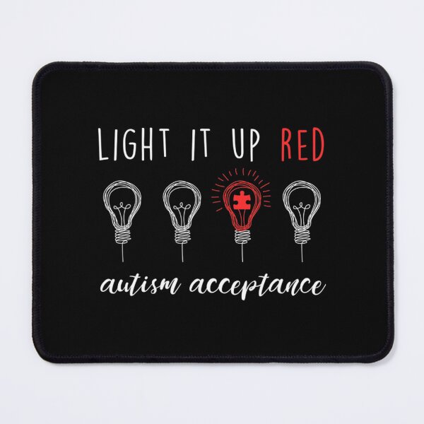 Item preview, Autism Acceptance Light It Up Red Redinstead    designed and sold by LauerTeresa75.
