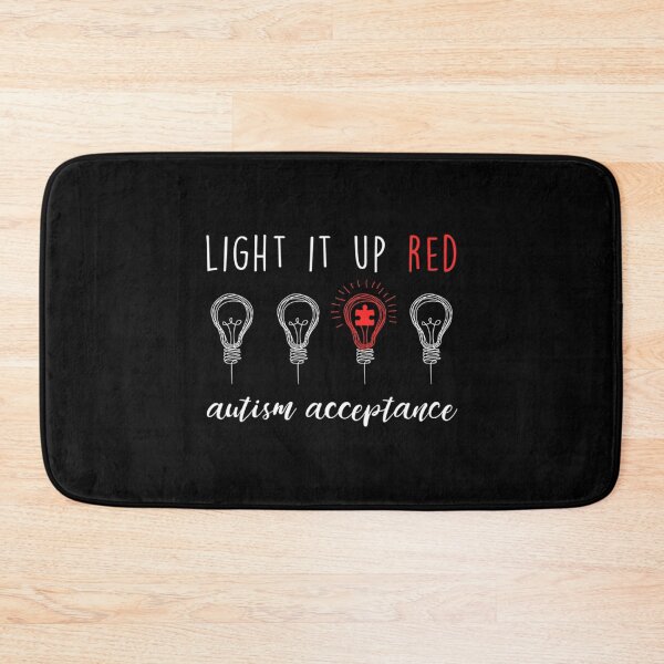 Item preview, Autism Acceptance Light It Up Red Redinstead    designed and sold by LauerTeresa75.